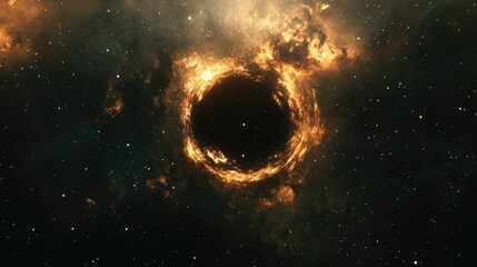 Wall Mural - Galaxy with black hole