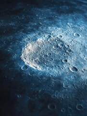 Wall Mural - moon surface close up
