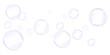 © Виктория Проскурина - Soap bubbles on a white background, painted in watercolor. PNG