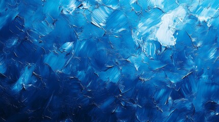 Wall Mural - futuristic abstract technology background featuring metallic blue foil texture with reflective surfa