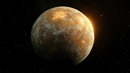 Wall Mural - planet with star