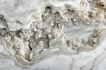 Canvas Print - Rock covered in snow