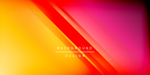 Aufkleber - Bright lines background. Gradient geometric template wallpaper