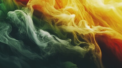 Wall Mural - Close-up of colorful smoke