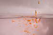 © fotorena.de - farbe tropfen wasser orange