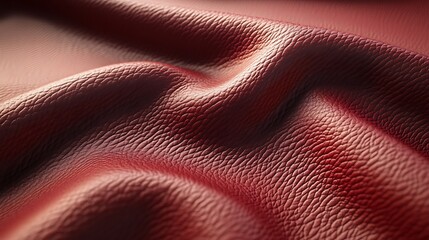 Aufkleber - A vibrant solid red background featuring a subtle leather texture, ideal for design projects or backgrounds in various applications.