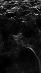 Wall Mural - abstract flowing mesh background/ vertical motion graphics of an abstract fractal organic mesh surfa