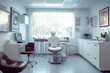 © Michael - Empty, modern dental surgery showing equipment, patient chair, and large window
