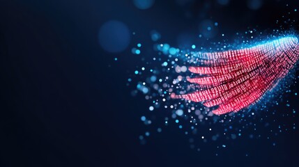 tech success symbolized by glowing unicorn wing