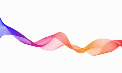 Wall Mural - Rainbow abstract wave, for package design, website, flyer.
