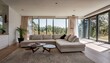 © Rizwan Akbar - Minimalist Aesthetic: Spacious Living Room with Clean Lines and Natural Light