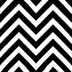 Wall Mural - modern monochrome chevron pattern for seamless design applications