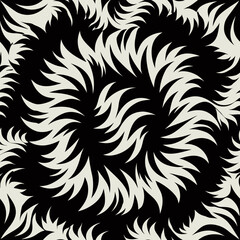Wall Mural - glamorous seamless feather boa pattern for elegant designs and projects