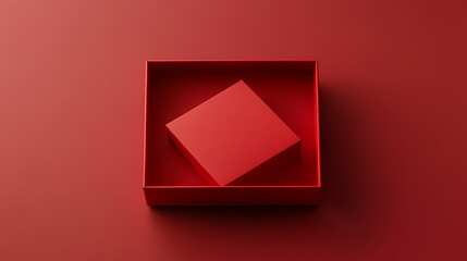 Wall Mural - minimal gift box