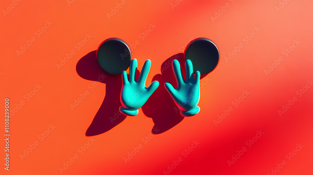 Colorful and whimsical illustration of iconic cartoon character's ...
