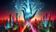 © THANAT SAINAK - The city of the future, cuberpunk and the ultimate in innovation technology.