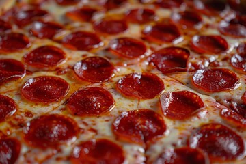 Wall Mural - Close up of a pizza