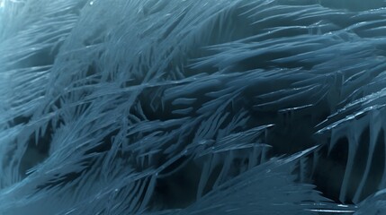 Poster - Intricate Ice Formations Displaying Natural Beauty