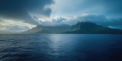 Wall Mural - Bora Bora Tahiti Mt Otemanu