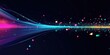 © Planetz - Colorful Light Beams with Dark Background and Vibrant Dots Creating a Dynamic Abstract Pattern in a Modern Artistic Style