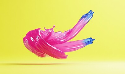 Wall Mural - A vibrant abstract painting on a colorful background  .A color gradient design creates a stunning background  .A colorful abstract painting set against a gradient background  .An abstract painting