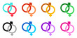 © Totto House - Editable sex symbols vector icon. Wedding, valentine, love, celebration. Part of a big icon set family. Perfect for web and app interfaces, presentations, infographics, etc