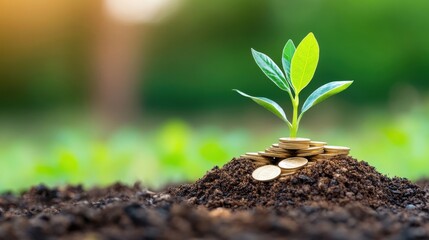 Long-term Investment Growth with Plant and Coins