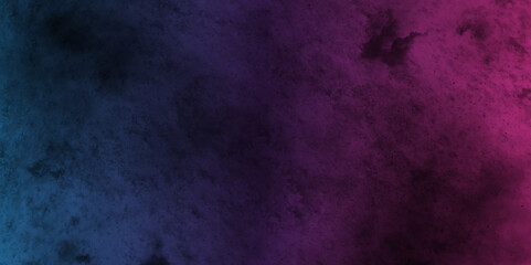 Poster - Dark Gradient Background with grunge effect. brushed watercolor texture abstract background. Vibrant gradient texture with deep blue and warm pink hues, creating a dynamic abstract background.