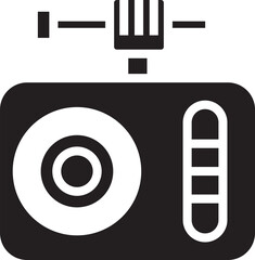 Canvas Print - Action Camera Icon
