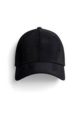 Wall Mural - Black baseball cap isolated on white background