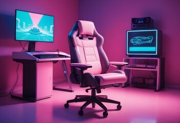 Wall Mural - gaming chair