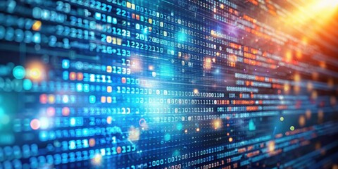 Abstract technology background of programming code for software development , technology