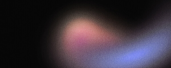 Wall Mural - Dark pink blue grainy banner background