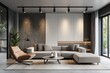 © Yeivaz - Modern Concrete Living Room Design