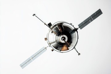 Canvas Print - a space station with a satellite on top, perfect for sci-fi and futuristic concepts