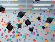 © AI Crafted - Graduation celebration academic setting event photography colorful environment upbeat viewpoint achievement and joy