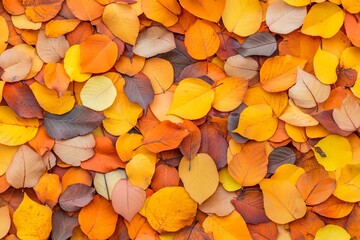 Wall Mural - autumn leaves background