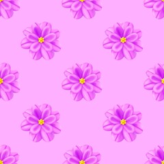 Poster - seamless floral pattern