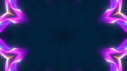 Canvas Print - abstract psychedelic motion graphic. fluid kaleidoscope effect. seamless 4k loop
