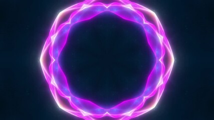 Canvas Print - abstract psychedelic motion graphic. fluid kaleidoscope effect. seamless 4k loop