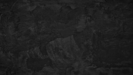 Poster - A black wall with a white paint. The wall is very plain and has no decorations. The wall is made of concrete. black texture background for template, page or web banner