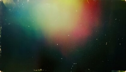 Wall Mural - nostalgic filmstrip aesthetic. vibrant aurora like colors with dust and scratches, perfect for vinta