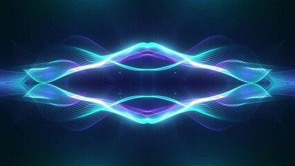 Canvas Print - abstract psychedelic motion graphic. fluid kaleidoscope effect. seamless 4k loop