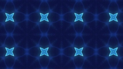 Canvas Print - abstract glowing kaleidoscopic background with psychedelic motion