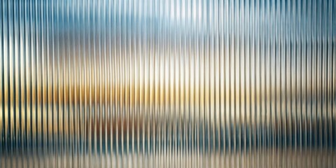 Wall Mural - Abstract background with reeded glass effect in render, reeded glass, abstract, background, texture, pattern