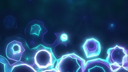 Canvas Print - abstract psychedelic motion graphic. fluid kaleidoscope effect. seamless 4k loop