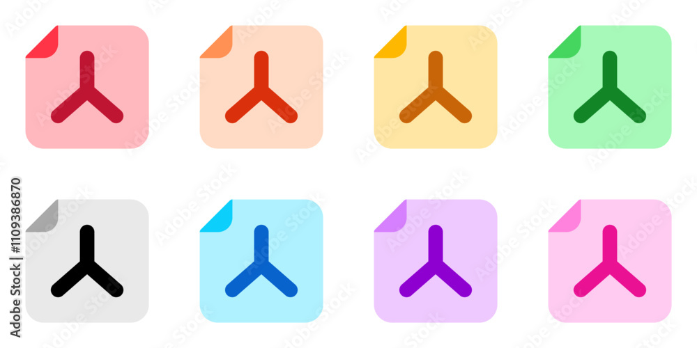Pdf Collapse Document Icon Editable vector pdf file document icon. Part of a big icon set family ...