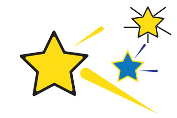 Wall Mural - star logo , award logo vector