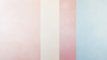 Poster - Pastel-colored vertical stripes background.