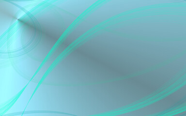 Wall Mural - blue gradient abstract background with curved lines pattern